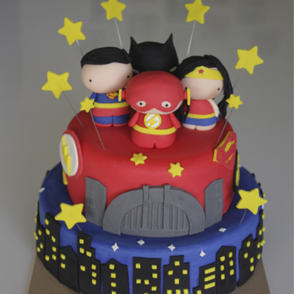 Torta-super-heroes
